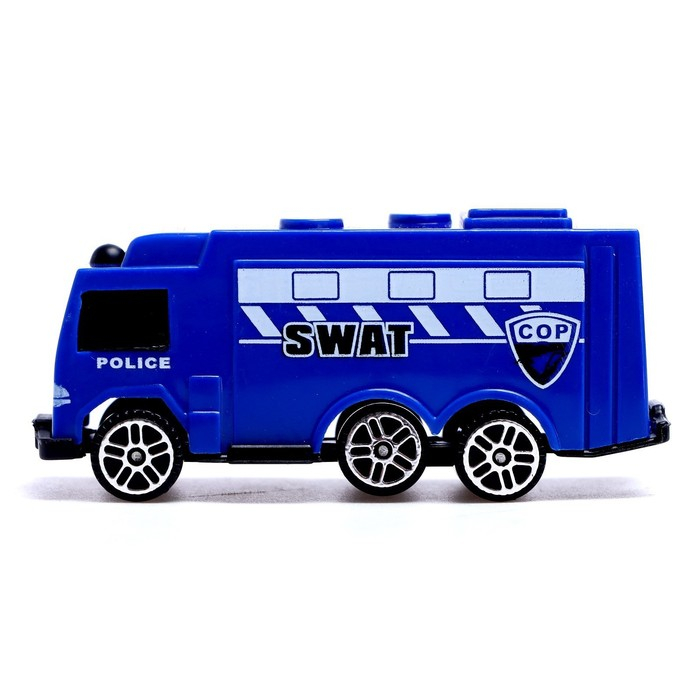 Грузовик инерционный &laquo;Полиция&raquo;, с техникой, МИКС