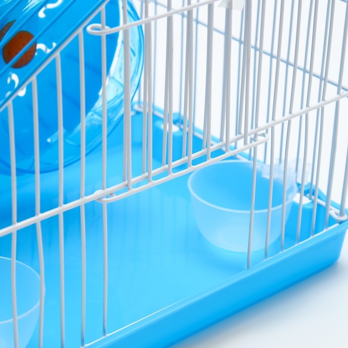 Клетка для грызунов укомплектованная RT-2t, 22 х 16 х 20 см, голубая Клетка для грызунов укомплектованная RT-2t, 22 х 16 х 20 см, голубая