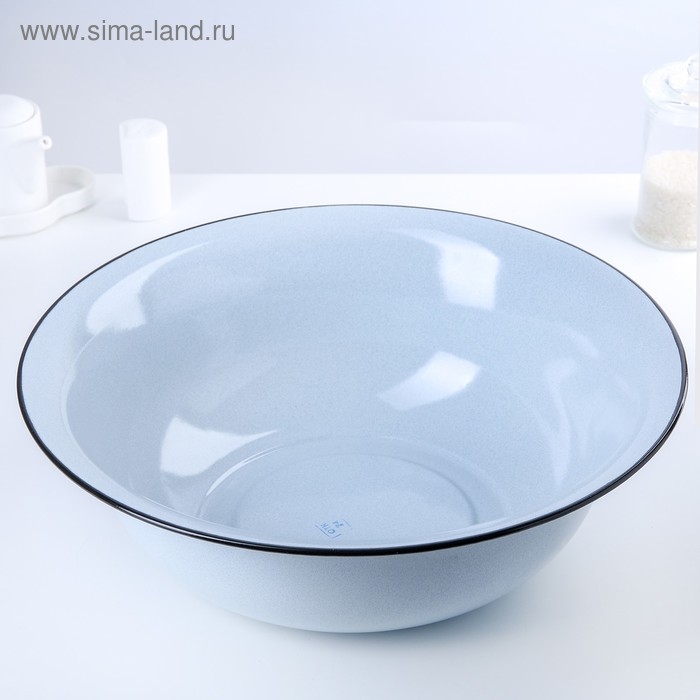 Таз, 9 л, d= 40 см, h=12,5 см, без деколи, цвет МИКС Таз, 9 л, d= 40 см, h=12,5 см, без деколи, цвет МИКС