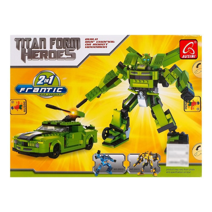 Конструктор «Трансформер Автобот», 2 в 1, 344 детали Конструктор «Трансформер Автобот», 2 в 1, 344 детали