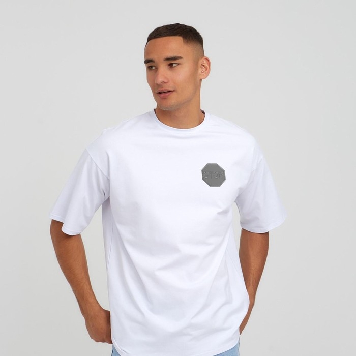 Светоотражающая термонаклейка «Stop», 4,7 × 4,7 см, цвет серый Светоотражающая термонаклейка «Stop», 4,7 × 4,7 см, цвет серый