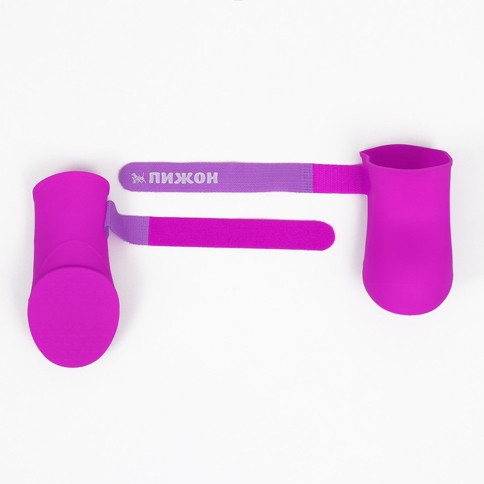 Сапоги резиновые Пижон, набор 4 шт., р-р S (подошва 4 Х 3 см), фиолетовые Сапоги резиновые Пижон, набор 4 шт., р-р S (подошва 4 Х 3 см), фиолетовые