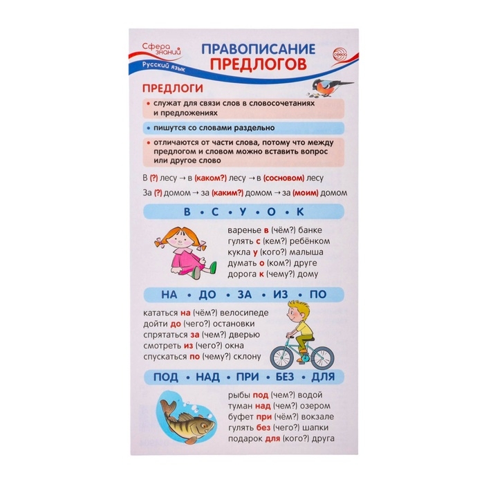 Набор шаргалок  Набор шаргалок "Русский язык. Слова." 5 штук