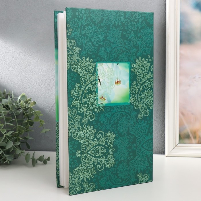 Фотоальбом на 300 фото 10х15 см, пластик. листы Фотоальбом на 300 фото 10х15 см, пластик. листы "bloom" Орхидеи