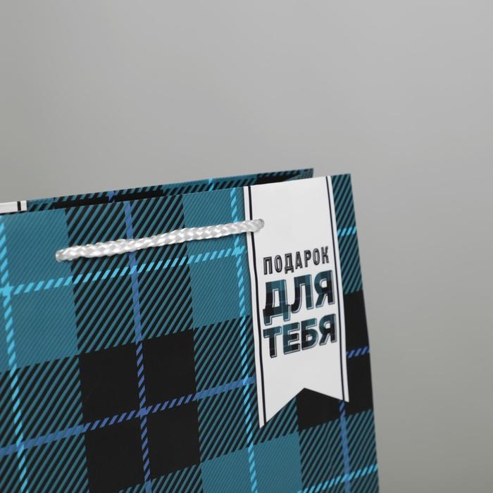Пакет подарочный ламинированный, упаковка, «Real man», ML 21 х 25 х 8 см Пакет подарочный ламинированный, упаковка, «Real man», ML 21 х 25 х 8 см