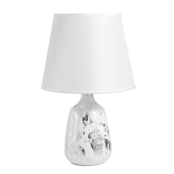 Настольная лампа Настольная лампа "Пани" Е14 40Вт серебро 20х20х32см RISALUX