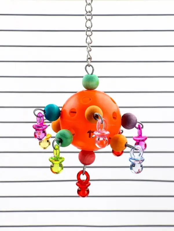 Игрушка для птиц &laquo;Большая забава&raquo;, 23 см, цвет МИКС