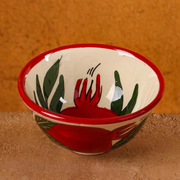 Пиала Риштанская Керамика  Пиала Риштанская Керамика "Гранаты", 11 см