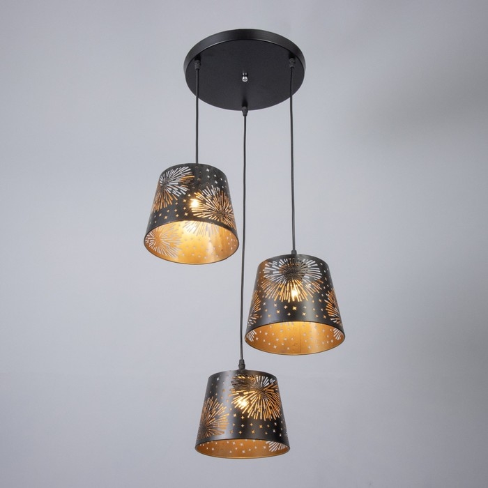 Светильник BayerLux Светильник BayerLux "Феерия" 3хЕ27 40Вт черный 40х40х20-90см