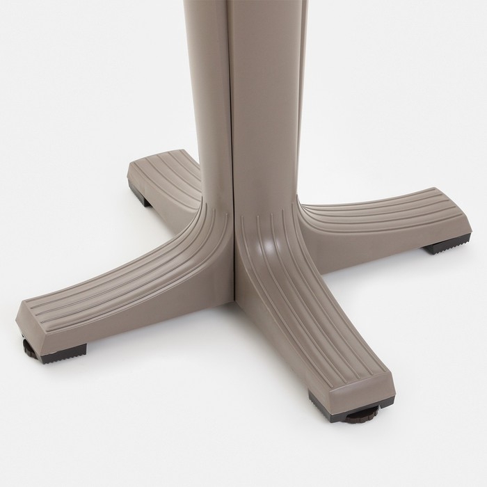 Набор садовой мебели "Прованс": стол круглый диаметр 65 см + 2 кресла, мокко