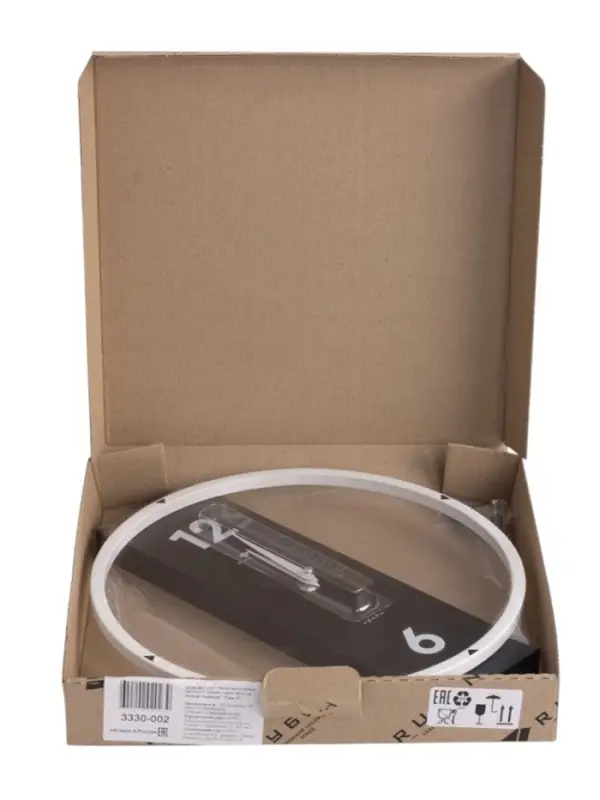 Часы настенные, интерьерные, бесшумные, плавный ход, d=30 см, металл, дерево