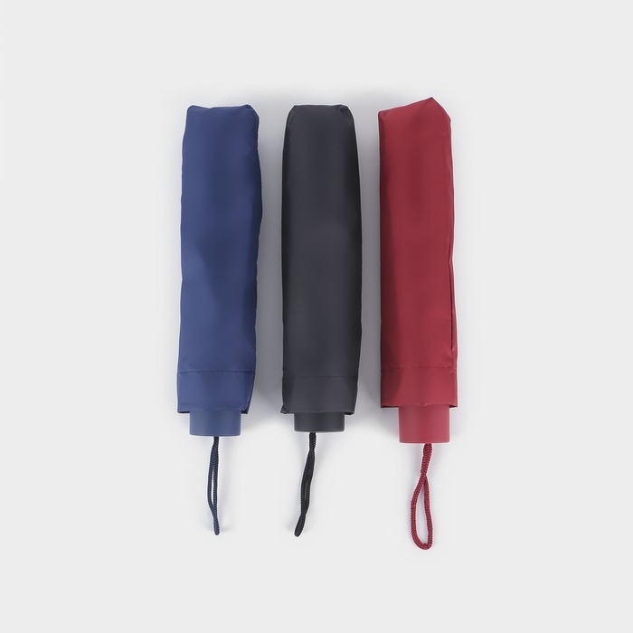 Зонт механический «Однотон», 4 сложения, 10 спиц, R = 54/62 см, D = 124 см, цвет МИКС Зонт механический «Однотон», 4 сложения, 10 спиц, R = 54/62 см, D = 124 см, цвет МИКС