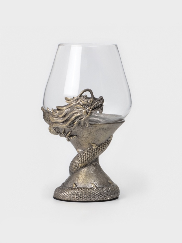 Бокал для коньяка 550 мл Бокал для коньяка 550 мл "Дракон", подарочный, бронза