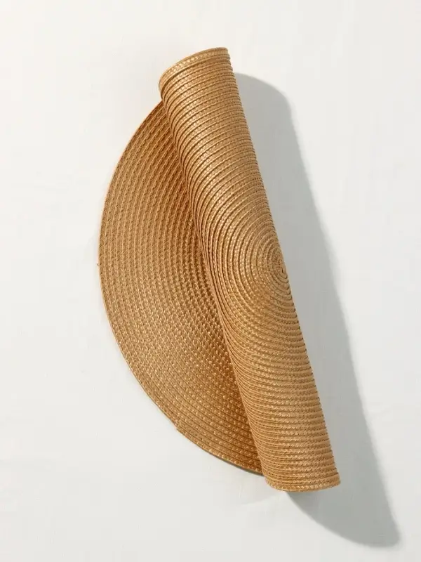 Салфетка сервировочная на стол &laquo;Лофт&raquo;, d=38 см, бежевая