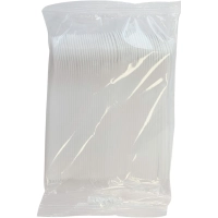 Ложка одноразовая чайная белая ПП 120 мм 50шт/уп