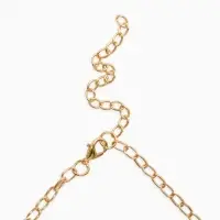 Колье на цепочке &laquo;Ракушка&raquo;, L=40 см, белое в золоте