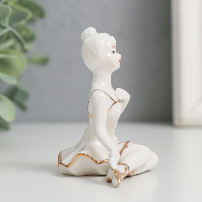 Сувенир  Сувенир "Балерина" золото 7 см