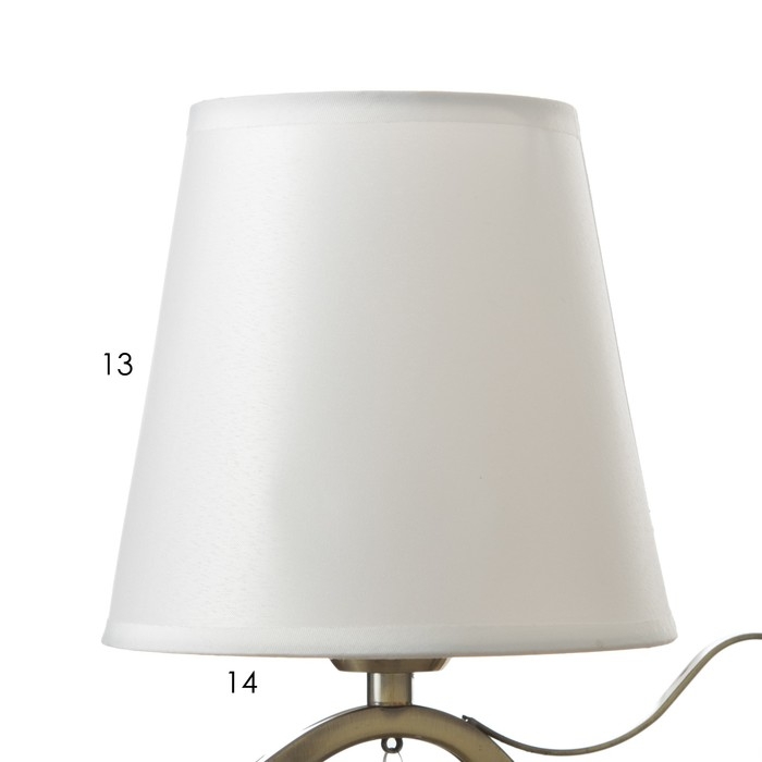 Бра "Жаклин" 1х40Вт E14 бронза 20х15х26 см.