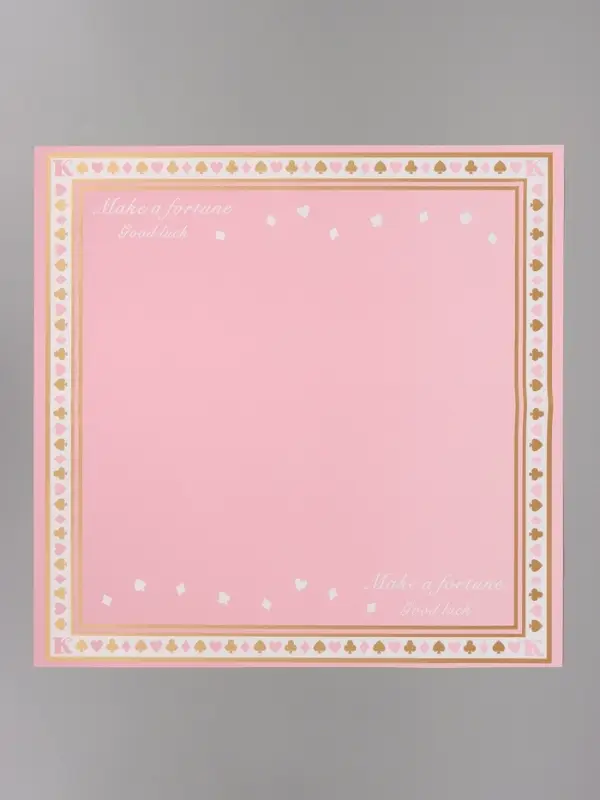 Пленка флористическая для цветов и букетов &laquo;Удача&raquo;, розовая, 57&times;57 см