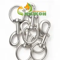 Карабин с полукруглым основанием, 9.5 см (вн. расстояние 3 см)