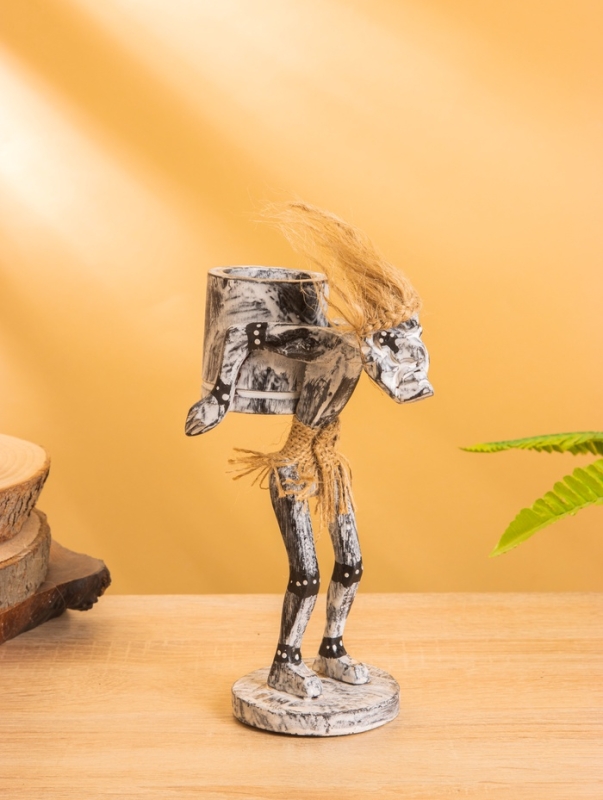 Сувенир Сувенир "Абориген с кувшином" дерево, 8х13х20 см