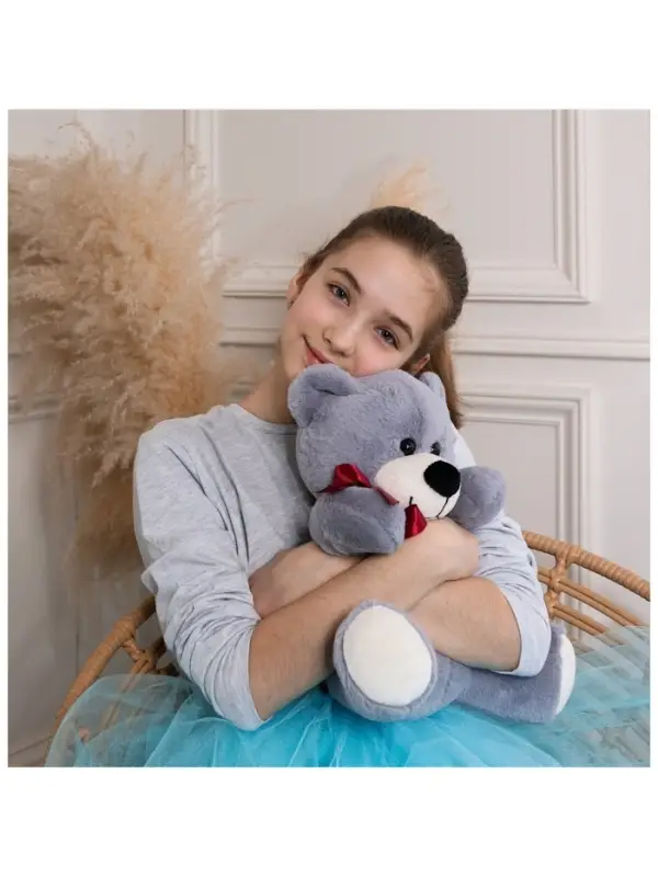 Мягкая игрушка &laquo;Медведь Мишаня&raquo;, цвет серый, 32 см