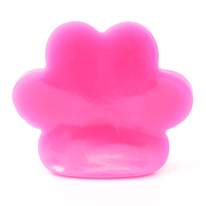 Сквиш антистресс - игрушка «Кошачья лапка», с блёстками, МИКС