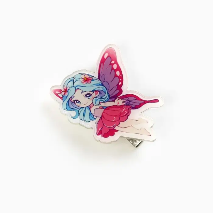 Заколка для волос детская «Чудесной девочке», 3,5 х 3,8 см