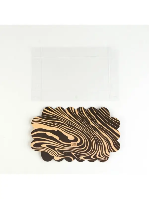 Коробка для печенья, кондитерская упаковка с пластиковой крышкой, &laquo;Настоящему мужчине&raquo;, 10.5&times;21&times;3 см