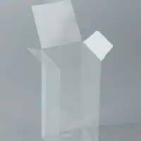 Складная прозрачная коробка из PVC, для упаковки подарков, 5&times;5&times;12 см