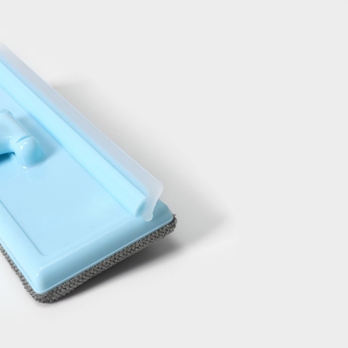 Щётка для окон Доляна, стальная телескопическая ручка 68(112) см, водосгон силикон 19 см, насадка велюр 19×7 см, цвет МИКС Щётка для окон Доляна, стальная телескопическая ручка 68(112) см, водосгон силикон 19 см, насадка велюр 19×7 см, цвет МИКС