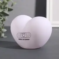 Фигурка световая RISALUX &laquo;Сердце. Пластырь&raquo;, LED-ночник, 3хLR44, 8&times;11&times;7 см