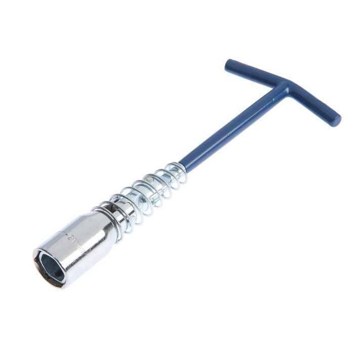 Ключ свечной ТУНДРА, с карданным шарниром, 16 и 21 x 220 мм Ключ свечной ТУНДРА, с карданным шарниром, 16 и 21 x 220 мм