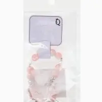 Браслет с подвесками &laquo;Сахарный. Сердце текучее&raquo;, d=6 см, шар № 10/8, белый, розовый в серебре