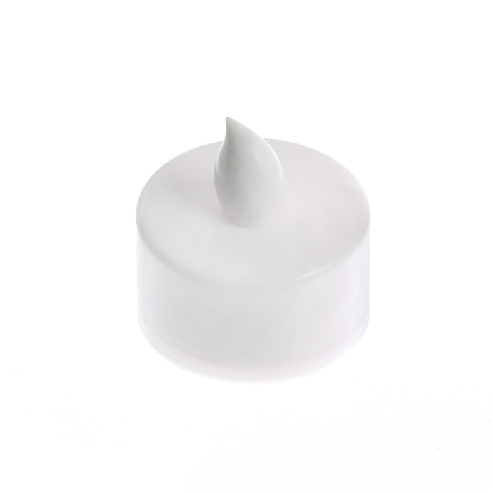 Светодиодные свечи, ночники LED RISALUX «Не бойся темноты» набор 2 шт., белые, RGB, 3.5×3.5×4 см Светодиодные свечи, ночники LED RISALUX «Не бойся темноты» набор 2 шт., белые, RGB, 3.5×3.5×4 см