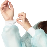 Халат хирург. ЕВРО стер. смс рук на манж дл.120 см пл.25 р-р 52-54  Инмедиз