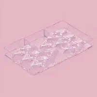 Форма для конфет и шоколада &laquo;Хеопс&raquo;, 14 ячеек, 20&times;12&times;2.5 см, пластик, прозрачная