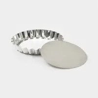 Форма для выпечки, d=27 см, h=4 см, жесть, серебристая