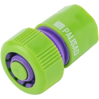 Соединитель для шланга пластм быстросъем 3/4 аквастоп Palisad 66165