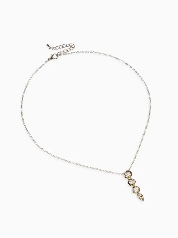 Кулон на цепочке &laquo;ДНК&raquo;, 43 см,+ удлинитель 5 см, цвет золото