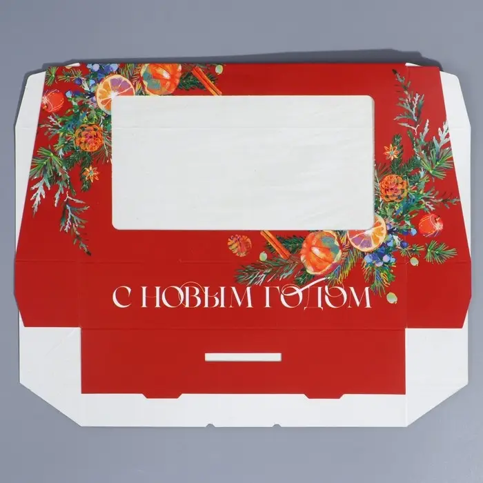 Коробка складная «Зимние фрукты», 20 х 12 х 4 см Коробка складная «Зимние фрукты», 20 х 12 х 4 см