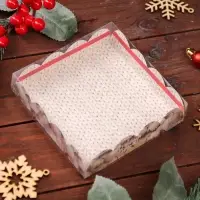 Коробка для печенья, «Новогодние игрушки», 12×12×3, Новый год