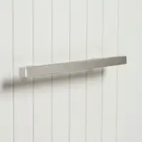 Ручка-рейлинг квадрат CAPPIO, м/о 128 мм, L=200 мм, нержавеющая сталь