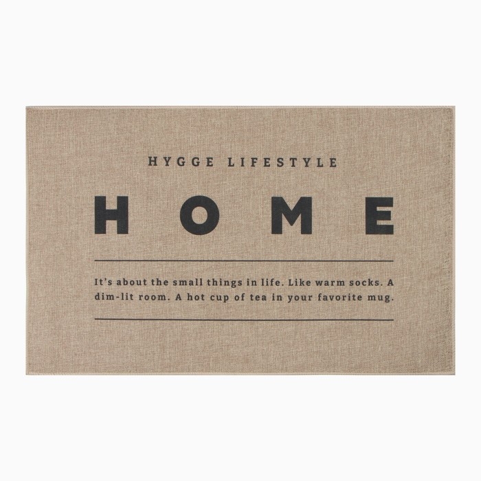 Набор ковриков для ванной Этель Набор ковриков для ванной Этель "HOME" 2 шт, 48х78 см, 40х45 см