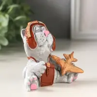 Фигурка полистоун &laquo;Кот летчик&raquo;, 6.3&times;8.7&times;7.5 см