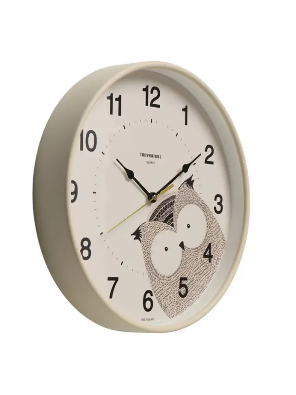 Часы настенные интерьерные &laquo;Сова&raquo;, d=30.5 см, плавный ход