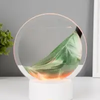 Светильник настольный СТАРТ Sands, LED, 10 Вт, USB, 16&times;16&times;20 см, 3хAA, зелёный