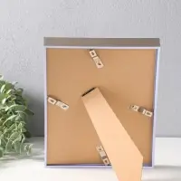 Фоторамка пластик 20х25 см "Ламберто" серебро с белым 26х21х3,5 см