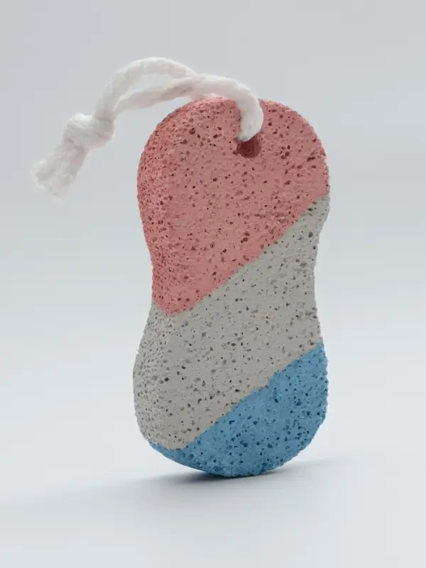 Пемза для педикюра «Бесконечность», с подвесом, 9.5×4.5 см, в коробке, разноцветная