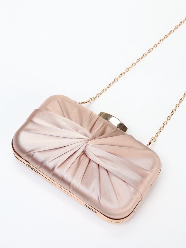 Сумка жен,  20*6*13, отд на фермуаре, цепь, бежевый